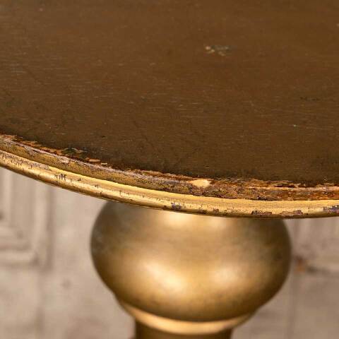 #48861 Antique Painted Turned Wood Pedestal image 3