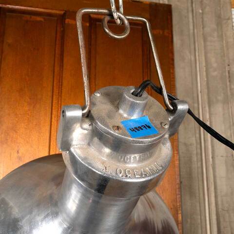 #48876 Salvaged Industrial Aluminum Pendant Light image 5