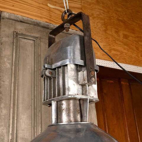 #48880 Large Industrial Style Metal Light Fixture image 2