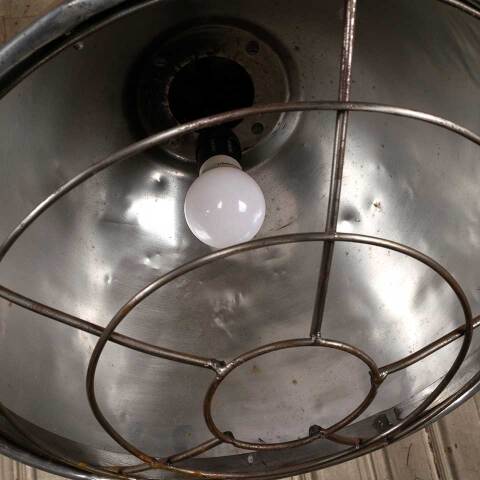 #48880 Large Industrial Style Metal Light Fixture image 8