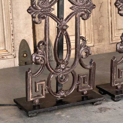 #48892 Cast Iron Architectural Salvage Table Lamps image 6