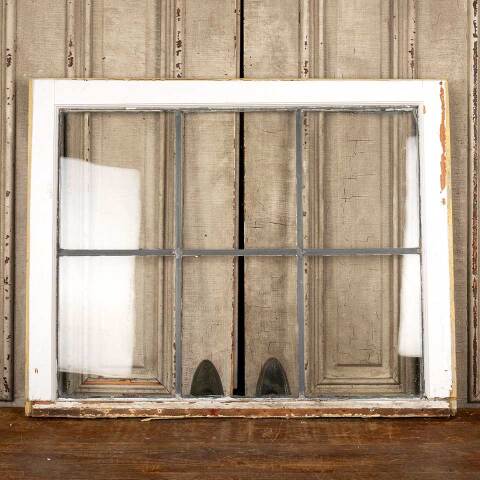 #48907 Salvaged Antique Leaded Glass Window Sash image 4