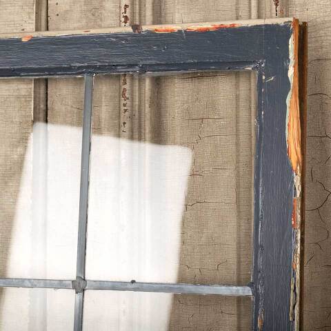 #48907 Salvaged Antique Leaded Glass Window Sash image 3