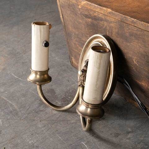 #48917 Antique Double Arm Wall Sconce Light Fixture image 5