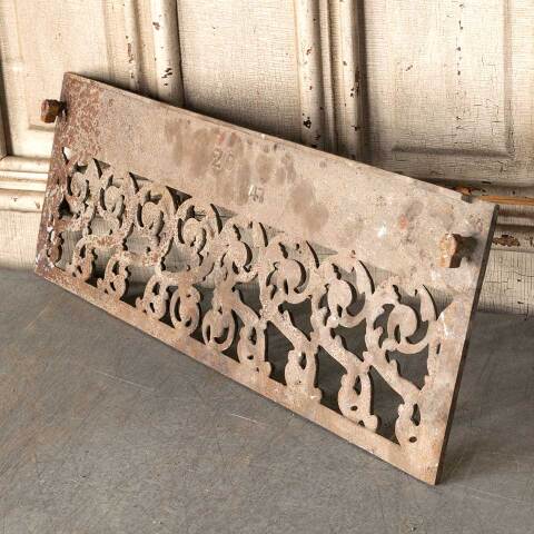 #48947 Antique Cast Iron Fireplace Ember Screen image 4