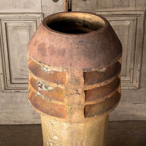 #49047 Salvaged Antique Terra Cotta Chimney Pot image 2