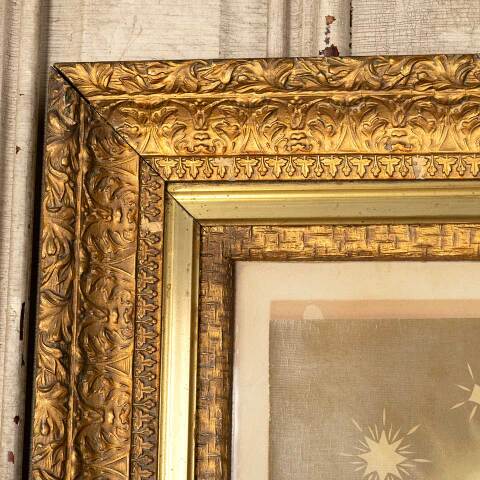 #49051 Antique The Madonna Virgin Mary Print image 2