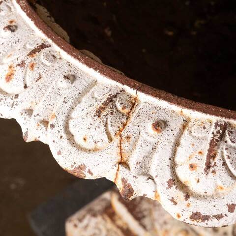 #49054 Architectural Cast Iron Garden Urn & Pedestal image 4