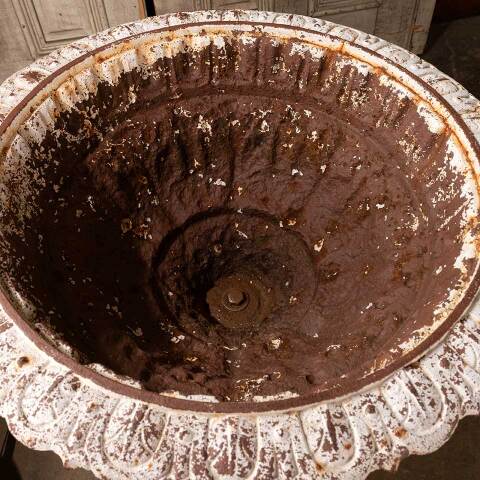 #49054 Architectural Cast Iron Garden Urn & Pedestal image 8