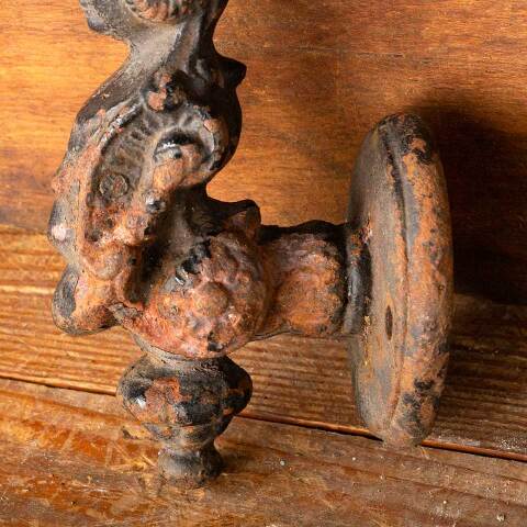 #49061 Antique Cast Iron Figural Ornament image 6