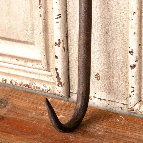 #49115 Antique Large Wrought Iron Meat Hook image 3