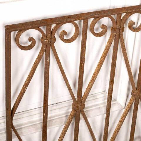 #49167 Antique Wrought Iron Ornamental Panel image 6