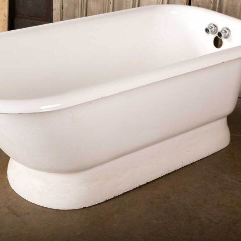 #49172 30x60 Antique Cast Iron Apron Bathtub image 6