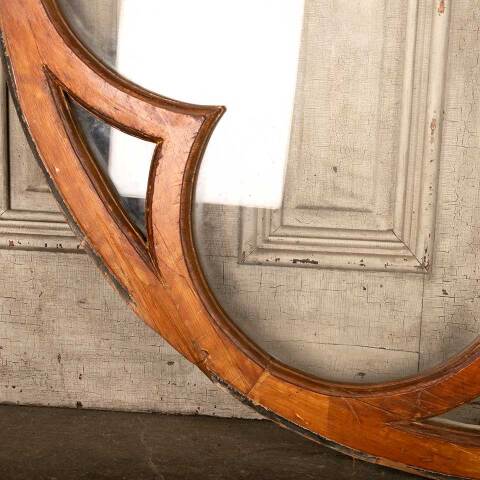 #49175 Antique Large Round Gothic Rosette Window image 2