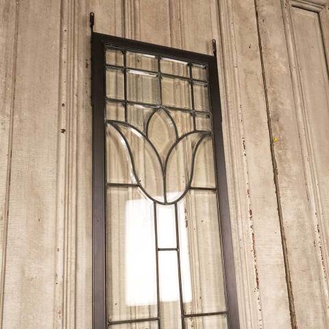 #49181 17x87 Leaded Beveled Glass Side Lite Panel image 2