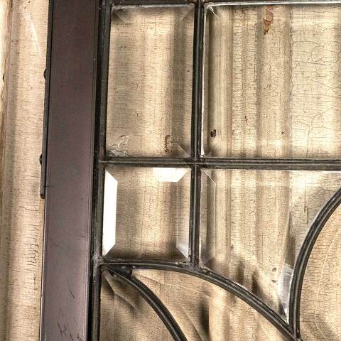 #49181 17x87 Leaded Beveled Glass Side Lite Panel image 3