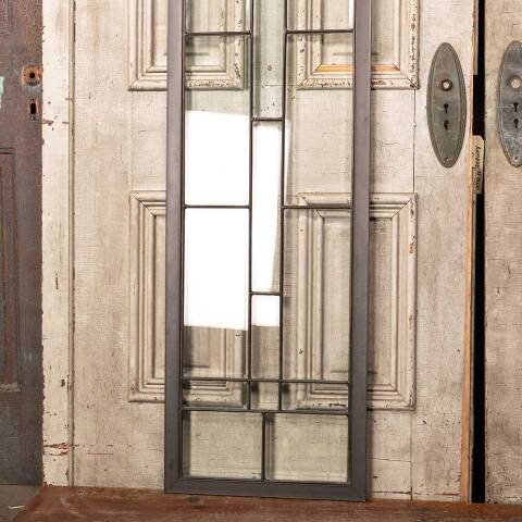 #49181 17x87 Leaded Beveled Glass Side Lite Panel image 4