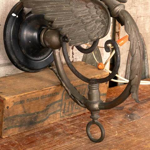 #49186 Salvaged Antique Dragon Sconce Light Fixture image 4