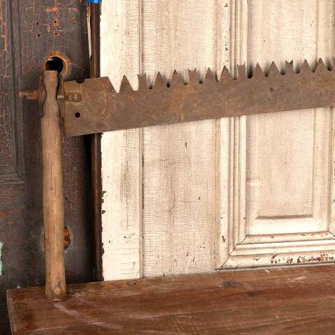 #49222 Antique 2 Man Lumberjack Crosscut Saw image 3