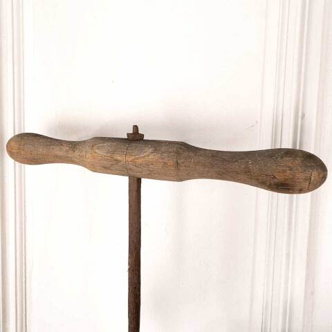 #49223 Antique Barn Beam Hand Auger Drilling Tool image 5