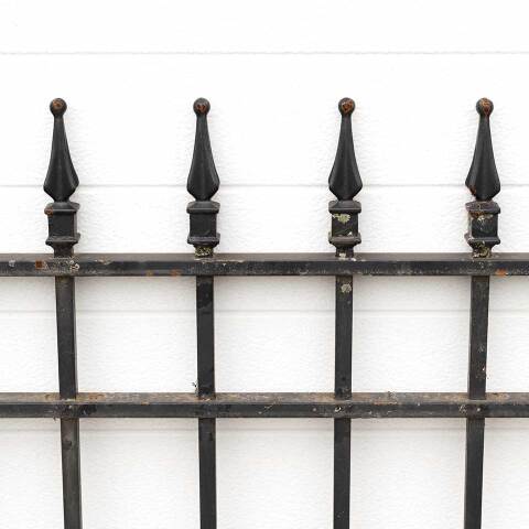 #49234 Salvaged Wrought Iron Fencing & Gate image 8