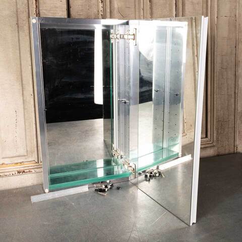 #49247 Salvaged Mirrored Back Medicine Cabinet image 5