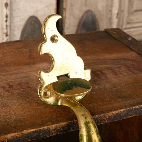 #49260 Antique Brass Entry Door Handle Hardware image 5