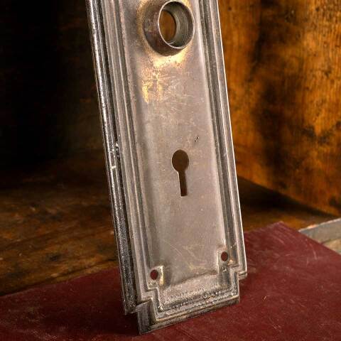 #49264 Arts & Crafts Doorknob Backplate Hardware image 3