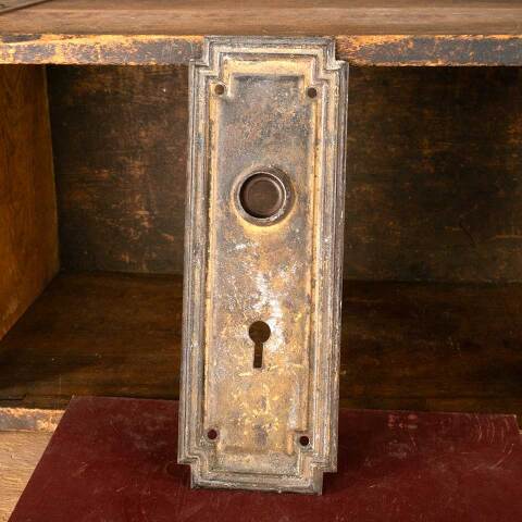 #49264 Arts & Crafts Doorknob Backplate Hardware image 6