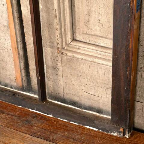 #49290 Antique Divided 3 Lite Wood Window Sash image 2