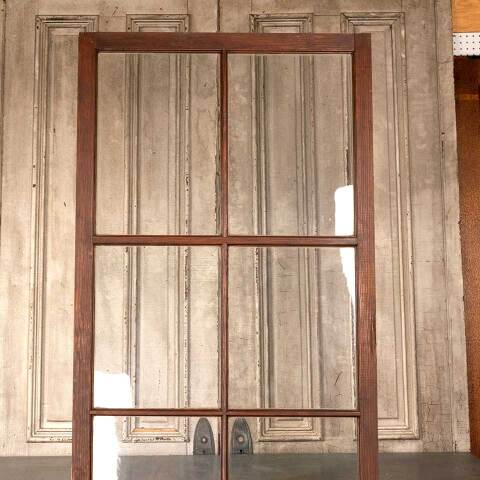 #49310 Antique Large Divided 8 Lite Wood Window image 5