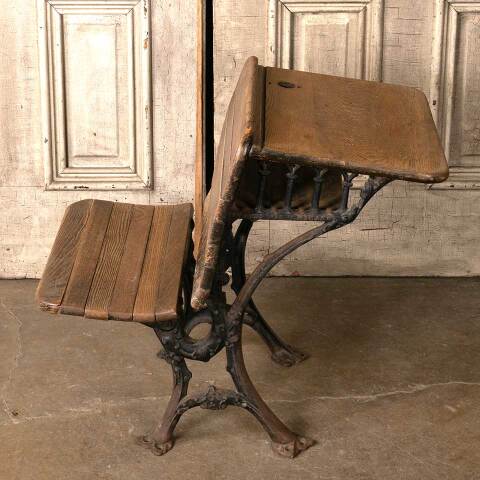 #49323 Antique One Room Schoolhouse Student Desk image 2