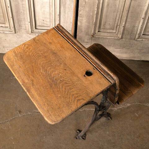 #49323 Antique One Room Schoolhouse Student Desk image 4