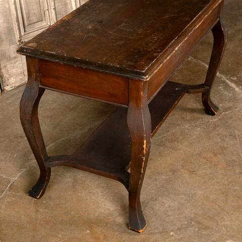 #49349 Antique Wood Table image 5