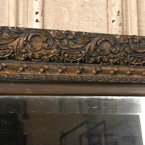 #49355 Antique Beveled Glass Mirror in Ornate Frame image 5