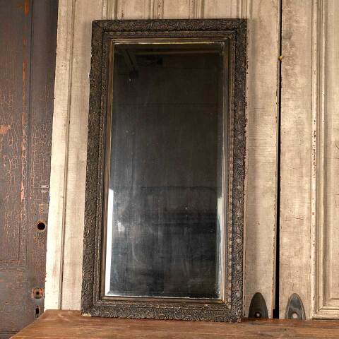 #49355 Antique Beveled Glass Mirror in Ornate Frame image 6