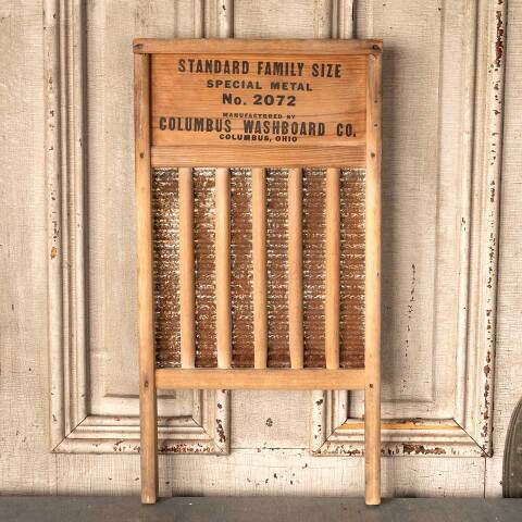 #49359 Antique MADE-RITE Columbus Washboard image 3