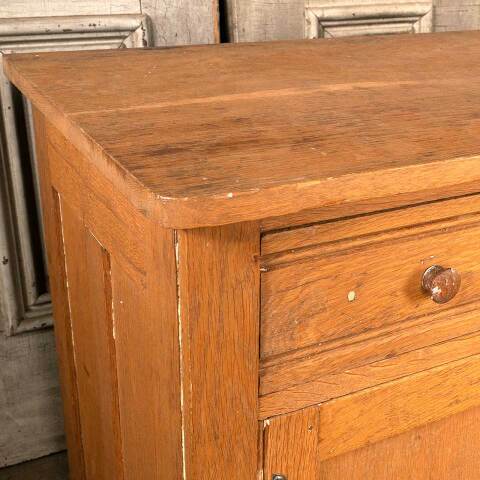 #49448 Antique Oak Dry Sink Cabinet image 4