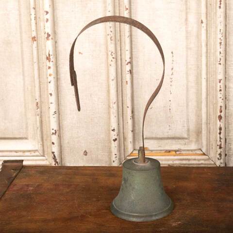 #49474 Antique Iron & Brass Shopkeeper's Doorbell image 5