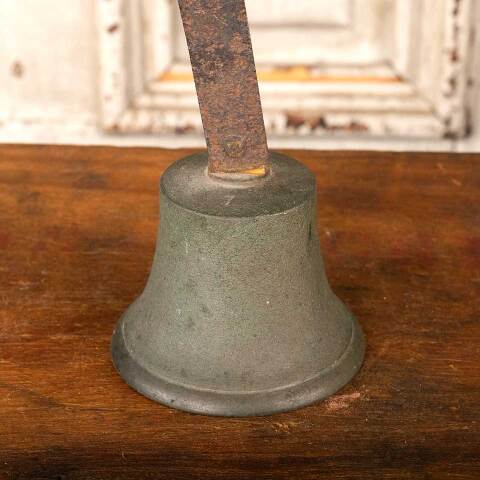 #49474 Antique Iron & Brass Shopkeeper's Doorbell image 4