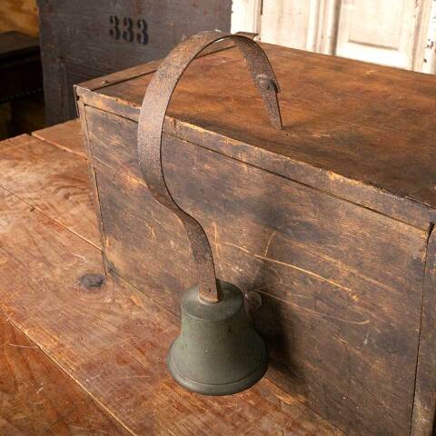 #49474 Antique Iron & Brass Shopkeeper's Doorbell image 3