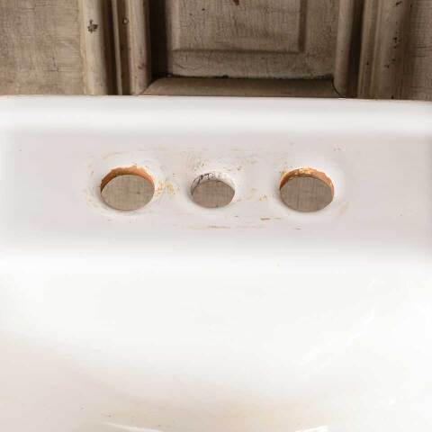 #49490 Vintage Wall Mount Porcelain Bathroom Sink image 4