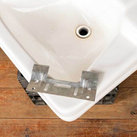 #49490 Vintage Wall Mount Porcelain Bathroom Sink image 7