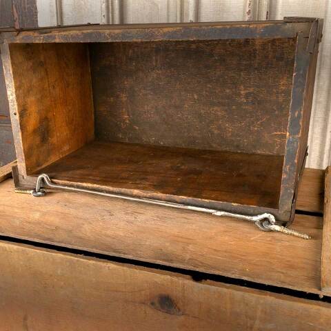 #49504 Antique Brass Eye & Hook Latch Hardware image 4