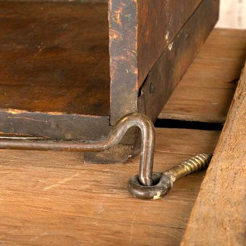 #49504 Antique Brass Eye & Hook Latch Hardware image 7