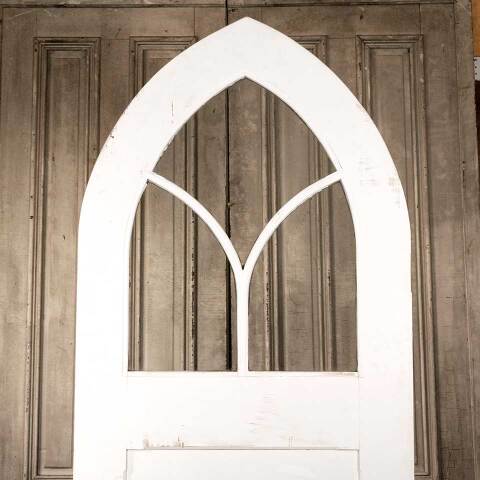 #49522 35x92 Pointed Arch Wood Entry Door image 6