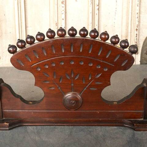 #49544 Antique Victorian Walnut Organ Pediment image 5