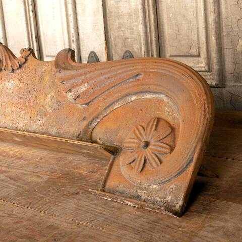 #49624 Salvaged Antique Cast Iron Pediment image 6