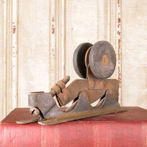 #49673 Antique Pocket Door Roller Hanger Hardware image 2