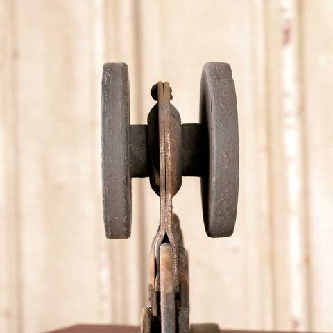 #49673 Antique Pocket Door Roller Hanger Hardware image 3